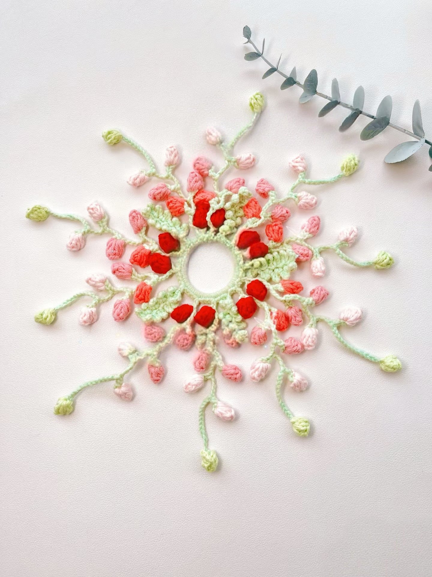 Fermacapelli a Fiore di Glicine all'Uncinetto Fatti a Mano – Elastici Morbidi e Ipoallergenici per Capelli da Donna e Ragazza – L'Accessorio Floreale Perfetto per Ogni Occasione!