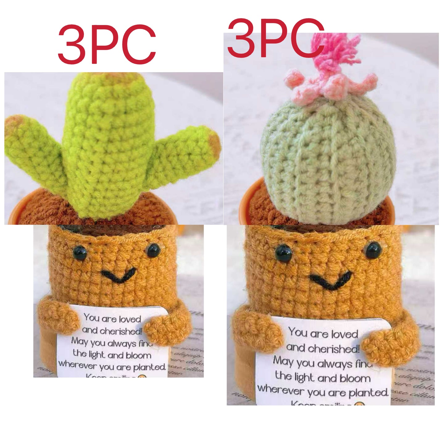 6pc crochet plushies - The Bloom Crafter