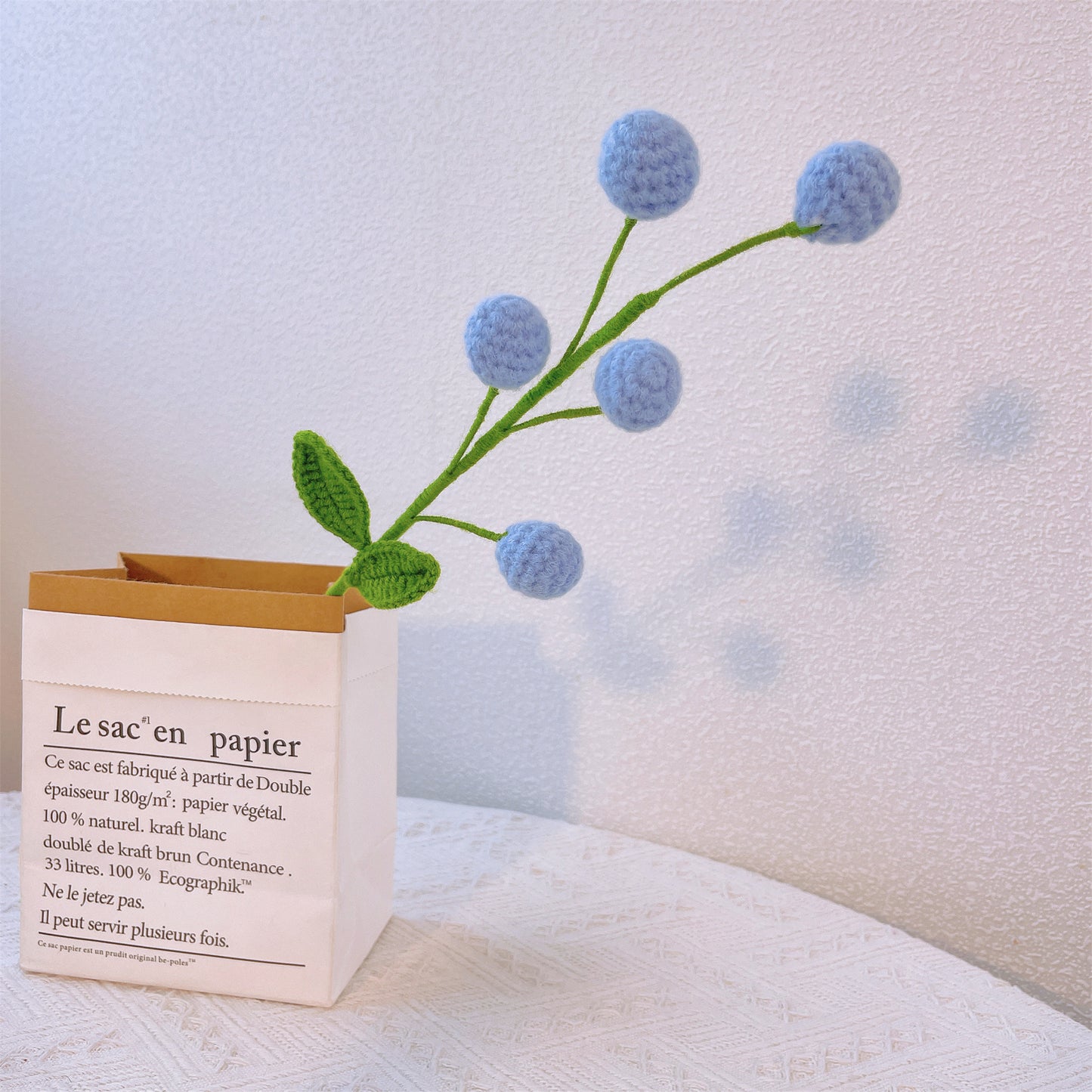 Graduation Series Handmade Crochet Bouquet - Sunflower Roses Forget-Me-Nots Lily of the Valley, Eco-Friendly Vegan Hypoallergenic Everlasting Floral Gift