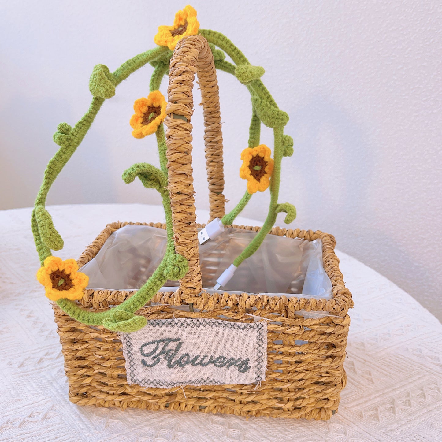 向日葵電源:手鉤快速充電USB iPhone電纜,充電速度快