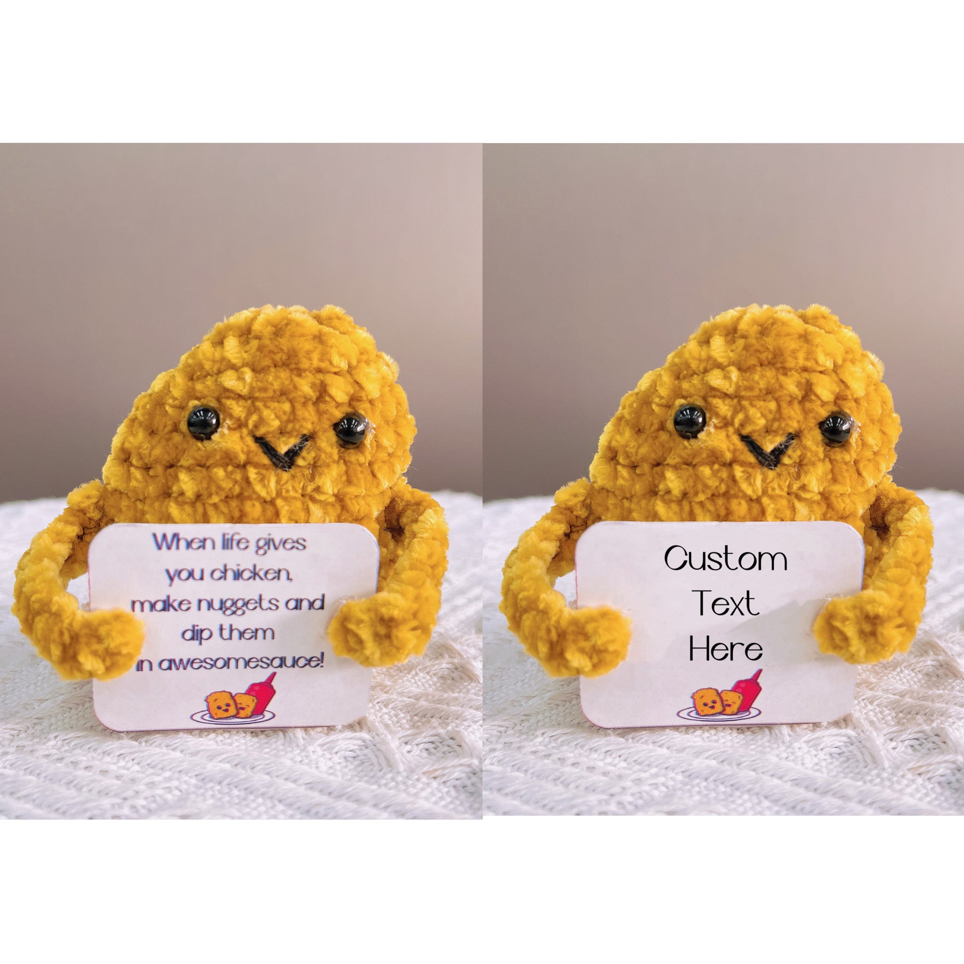 Custom Text Emotional Support Positive Chicken Nugget Gag Gift Awesomesauce Special Birthday Gift