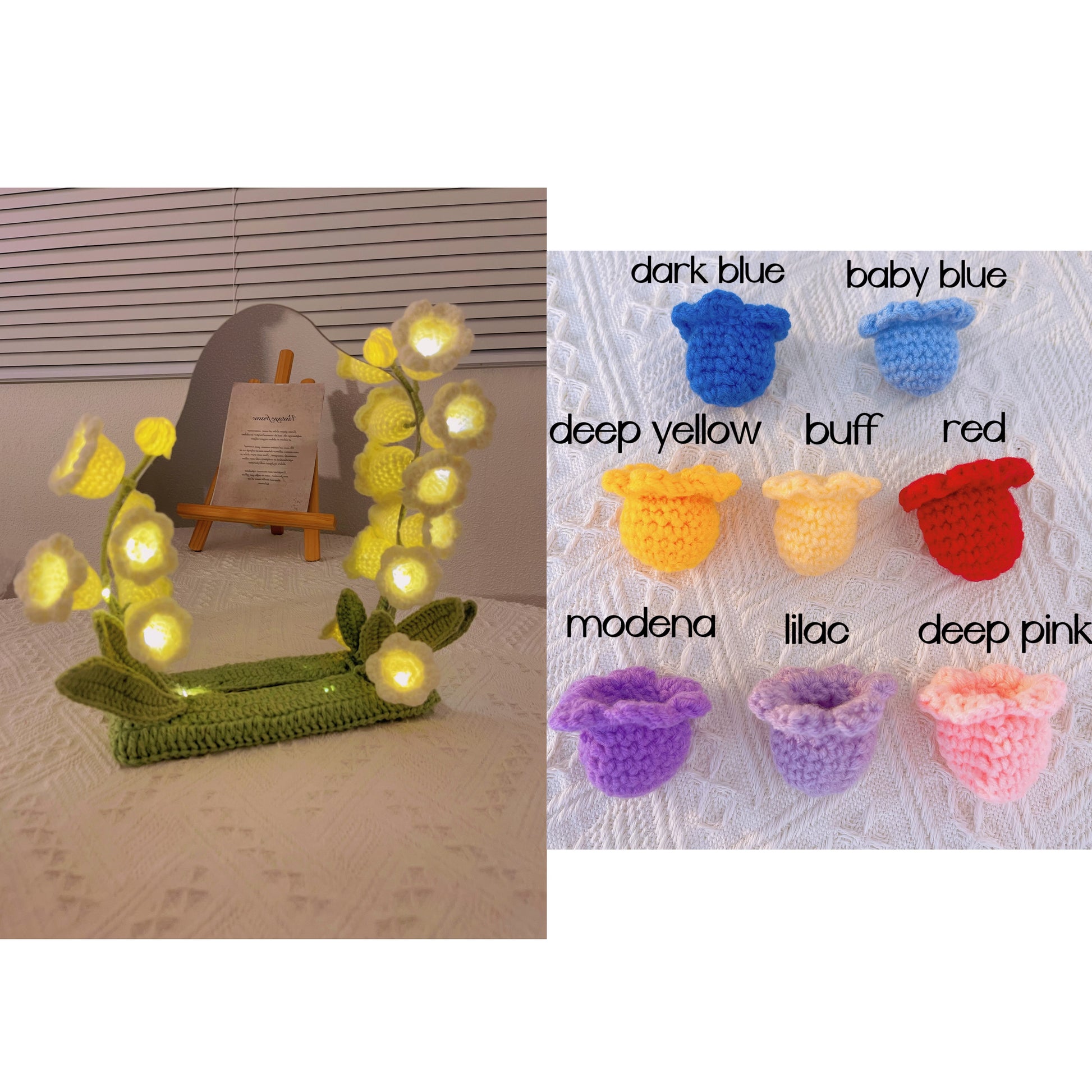 Custom Color Blossom Reflections: Handcrafted Crochet Mirror Décor for Makeup, Gifts, Girls, Mother's Day Dressing Mirror Dormitory Gift for Her Valentines New Year College