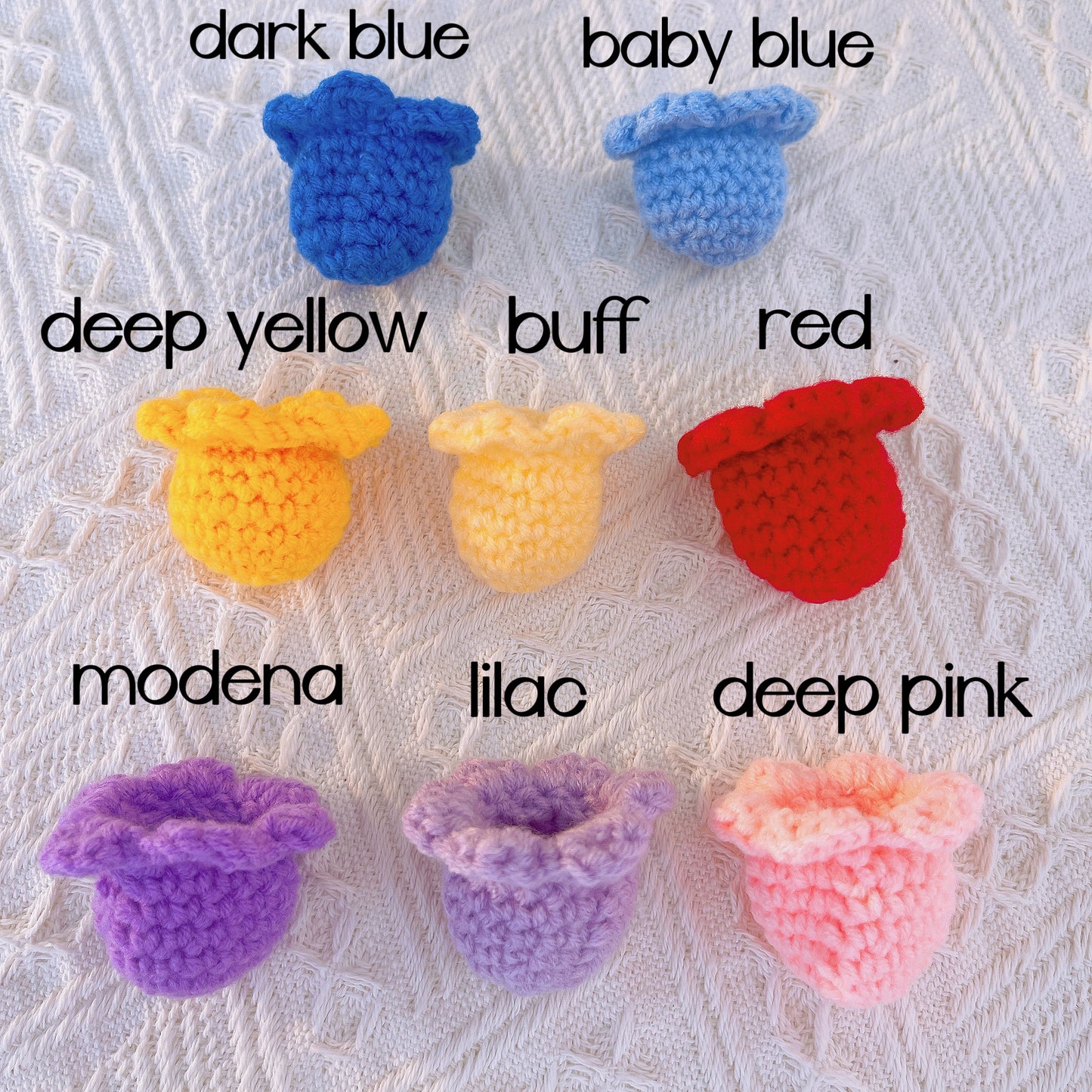 瑩潤鈴蘭:手工鉤織吊燈配玻璃燈罩