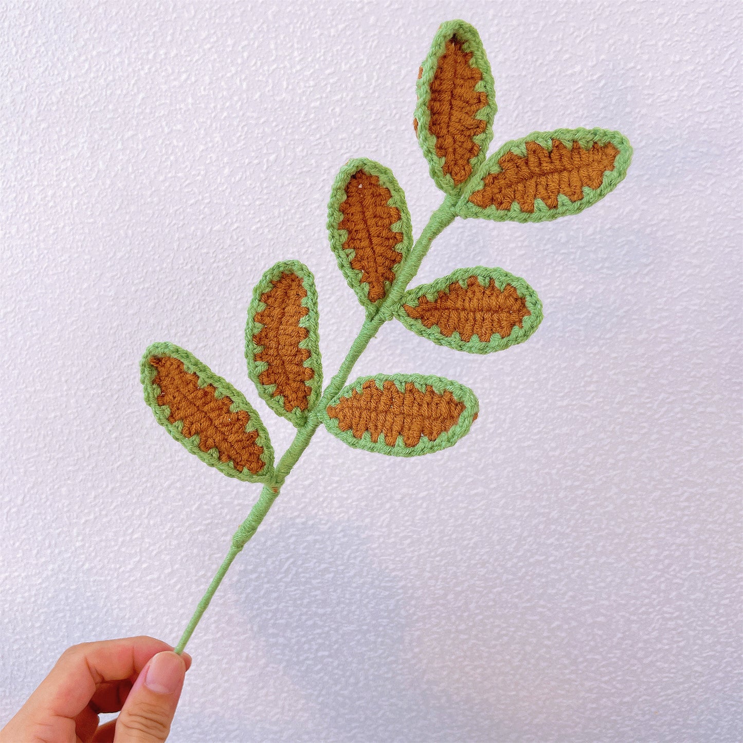 手工復古風格縫合永恆優雅鉤織花束 - 玫瑰、勿忘我,適用婚禮、週年紀念