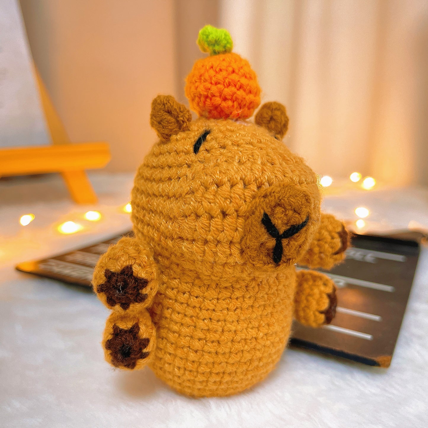 Jornada Serena da Capivara com Amigo Tartaruga "Contigo nas Costas" - Figura Decorativa Única para Melhor Amigo, Presente para Casa, Escritório ou Decoração de Festas