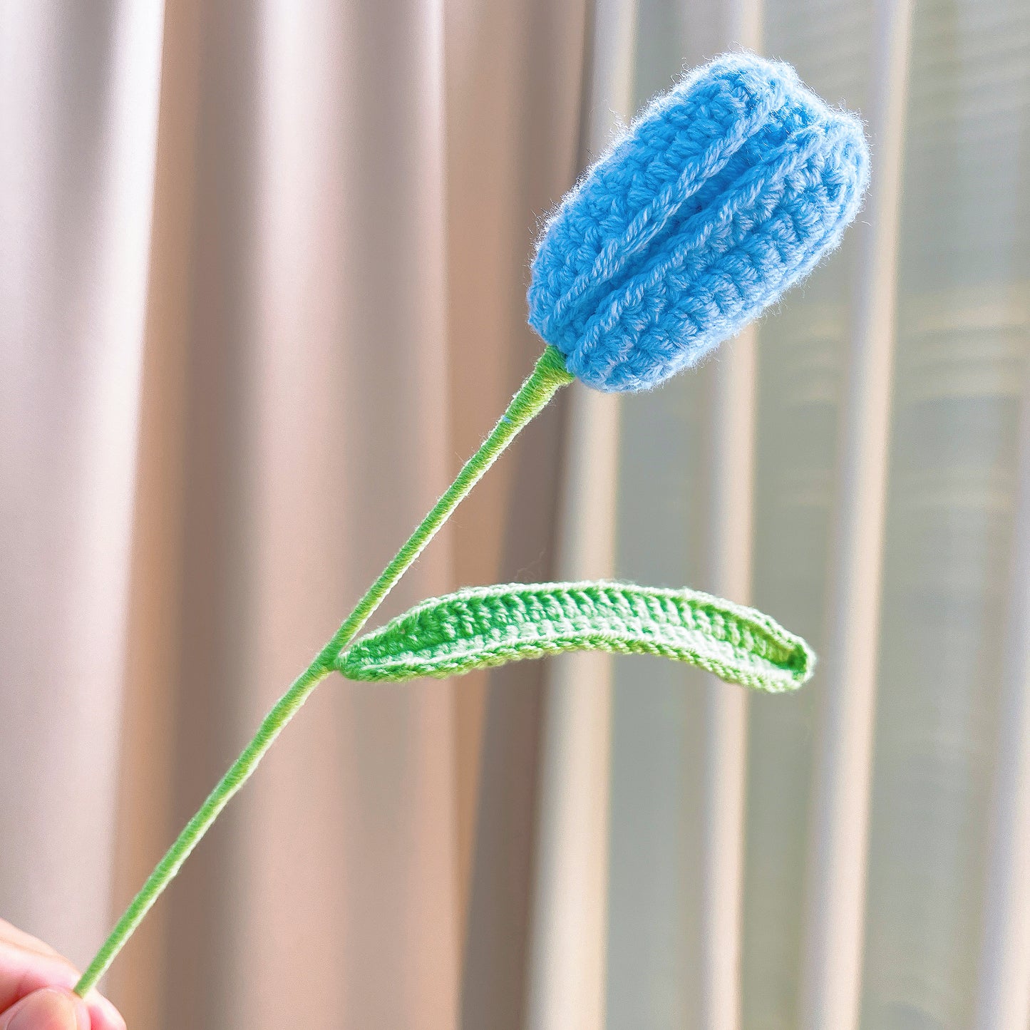 鉤織花卉療癒花束 | 暖陽向日葵、淡紫鈴蘭、鬱金香、玫瑰 | 不過敏、永不凋謝,婚禮、居家、母親節送禮首選