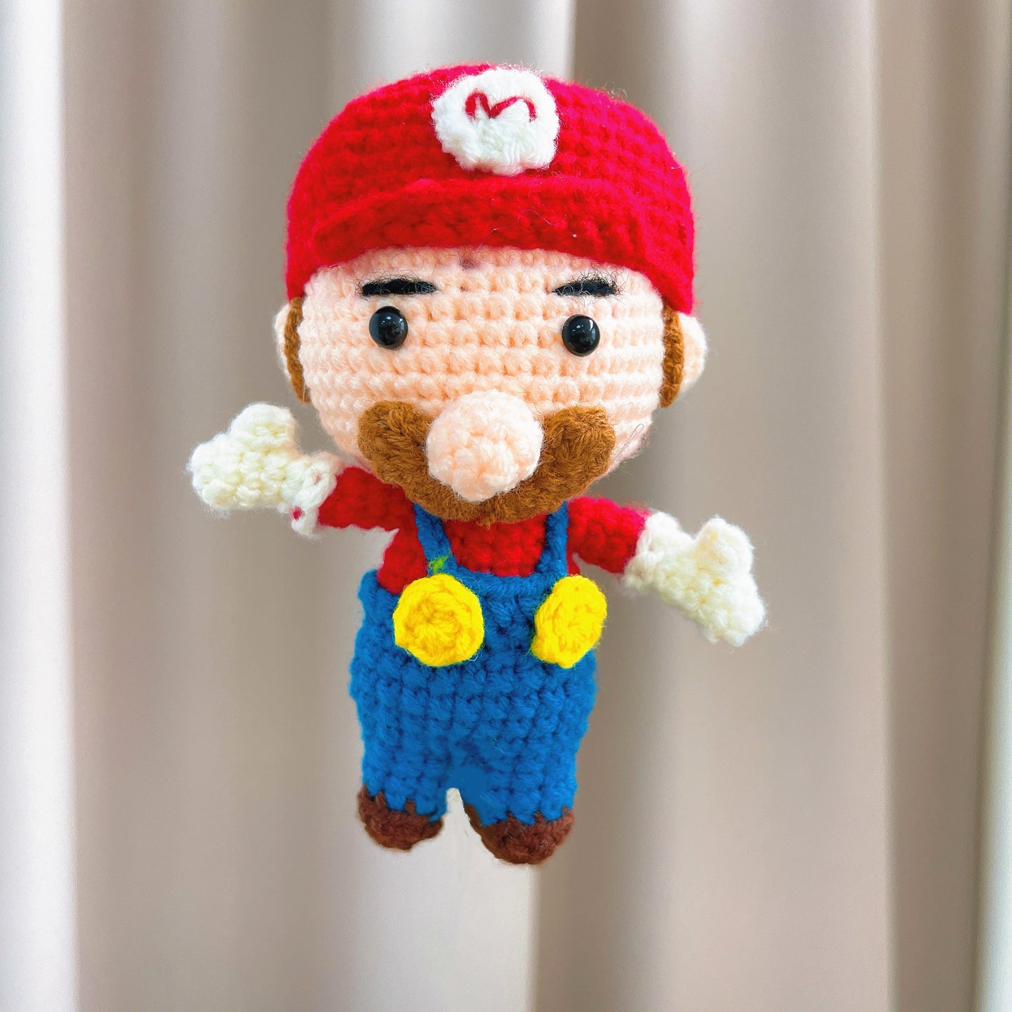 手工鉤針馬里奧主題花束 - 玫瑰、雛菊與蘭花|生日/週年紀念/節慶過敏友善禮物