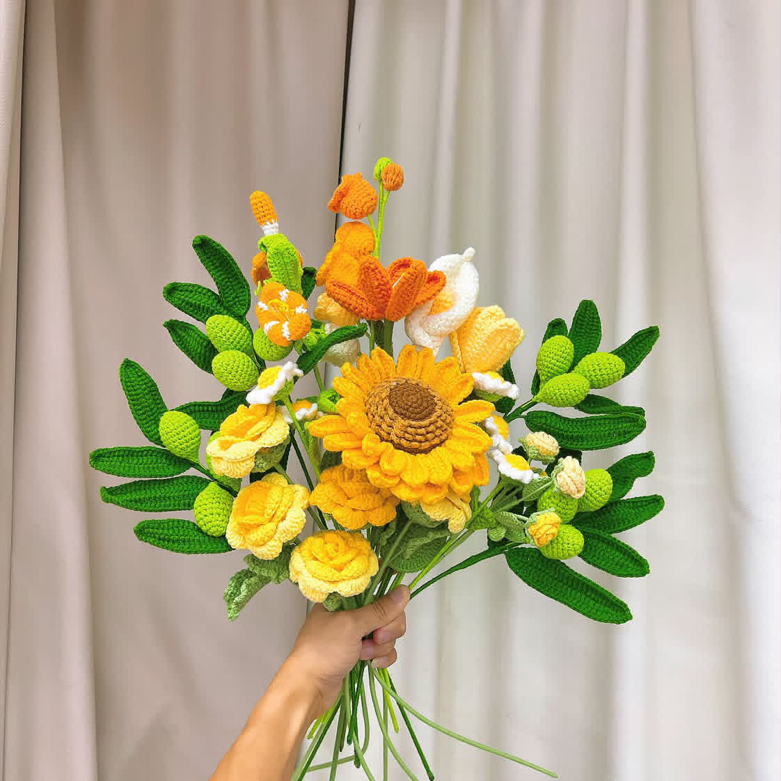 Green custom bouquet