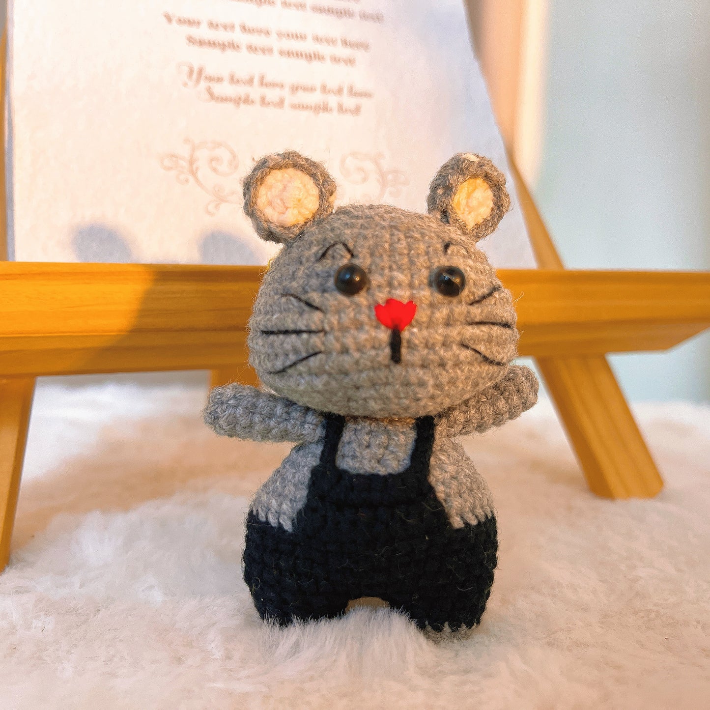 手作鉤針生肖玩偶-客製化鼠、牛、虎、兔、龍、蛇、馬、羊、猴、雞、狗、豬