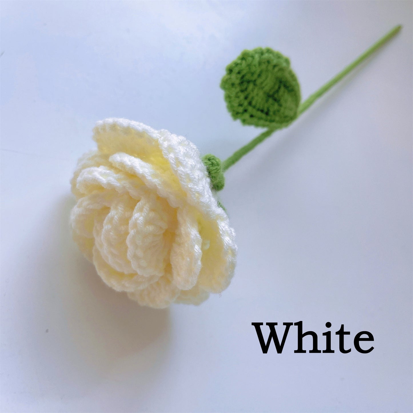 Handmade Crochet Everted Roses - Yarn Crafted, Home Decor, Gift Idea, Romantic and Charming, Symbolic Flower, Imitation Flower, Valentine's - The Bloom Crafter