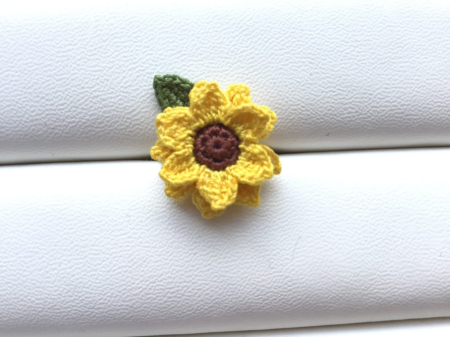 Sunflower Crochet Earrings & Rings - Handmade Lace Thread Micro Crochet Floral Ear Hooks, Studs, Dainty Rings - Hypoallergenic Flower Jewelry, Gift for Women, Boho Chic Accessories