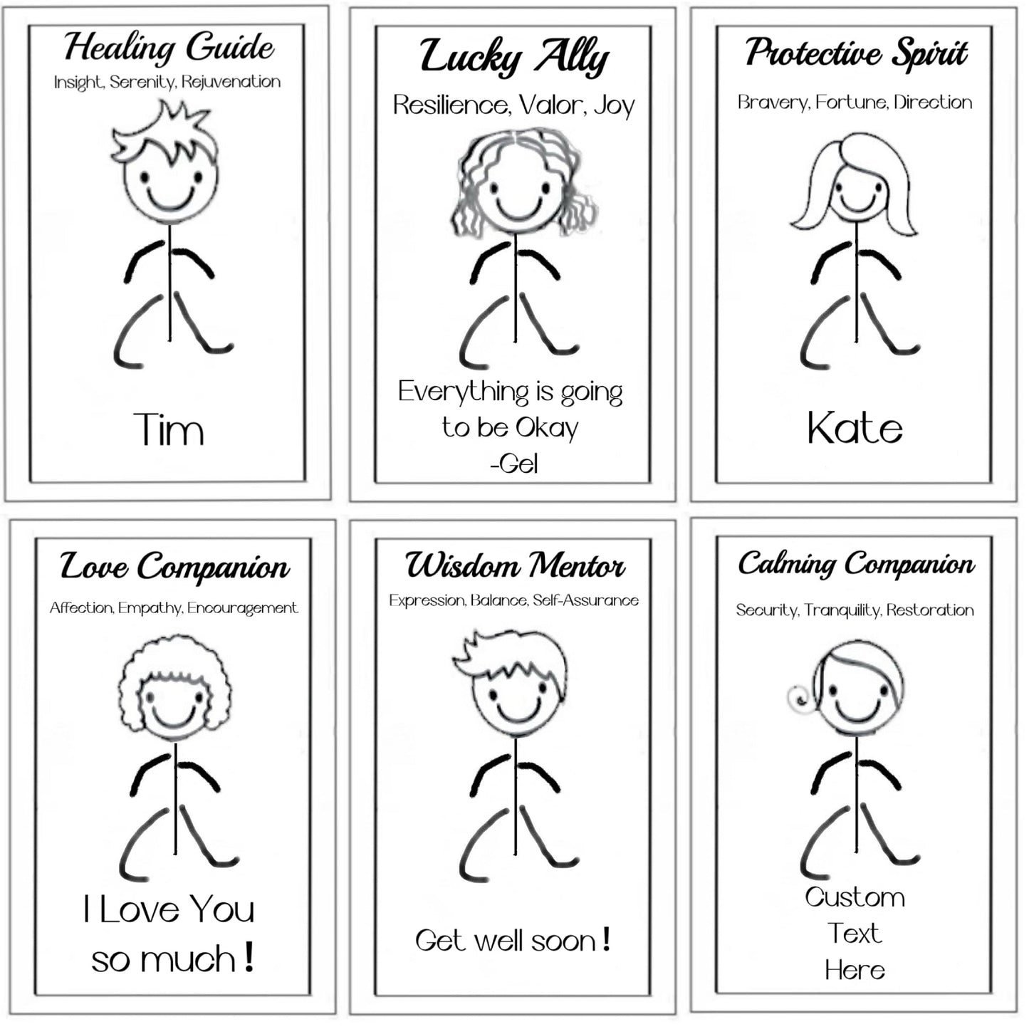 客製化頭像水晶祝福小夥伴 - 6句正向肯定語)任選,15款頭像可供挑選,個人化靈性禮物,象徵親情、智慧、療癒的紫水晶,以及帶來幸運能量的護身符