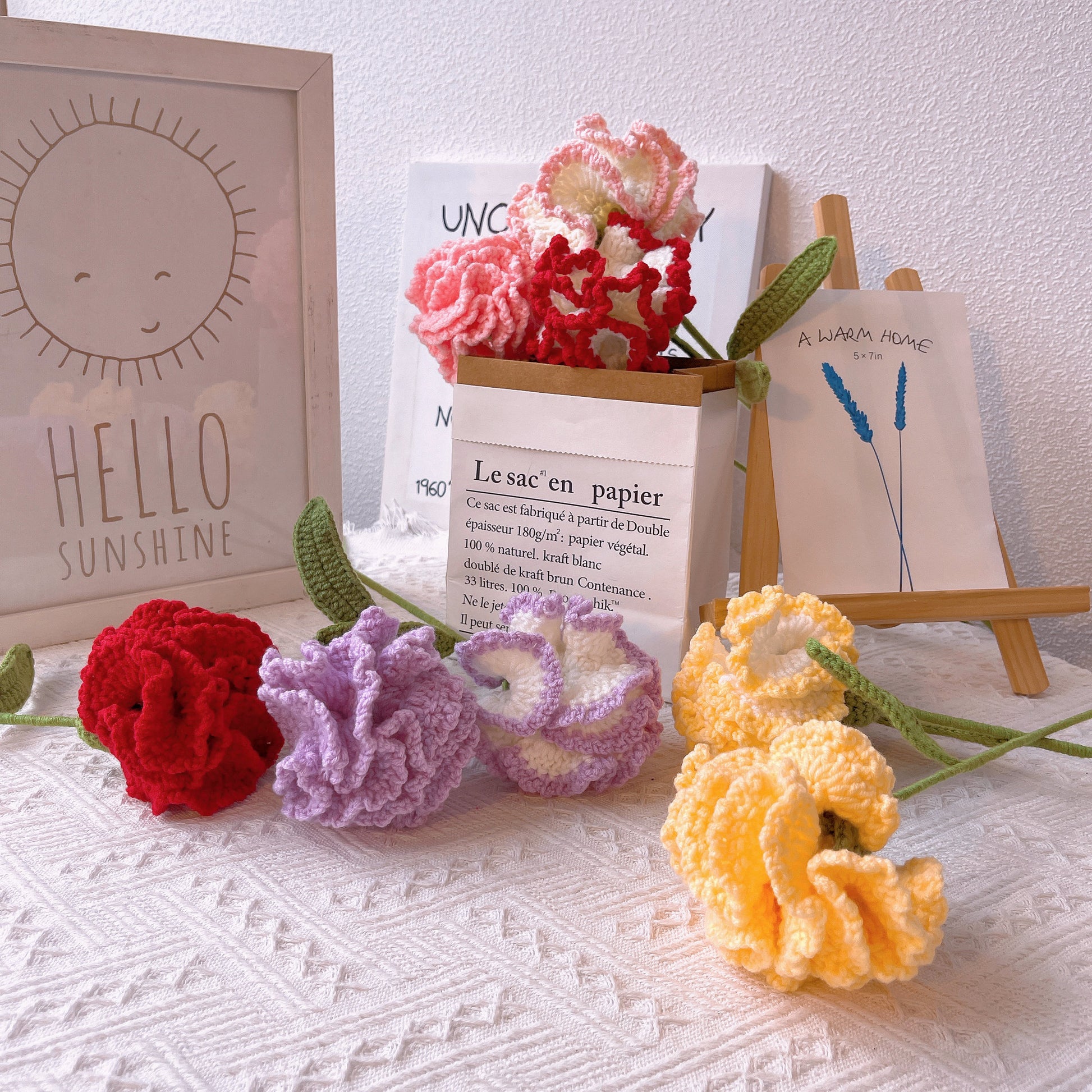 Elegant Carnation Garden - Home Decor, Gift Idea for Her, Elegant and Timeless, Bouquets, Unique Home Accents, Floral Accessories, Romantic