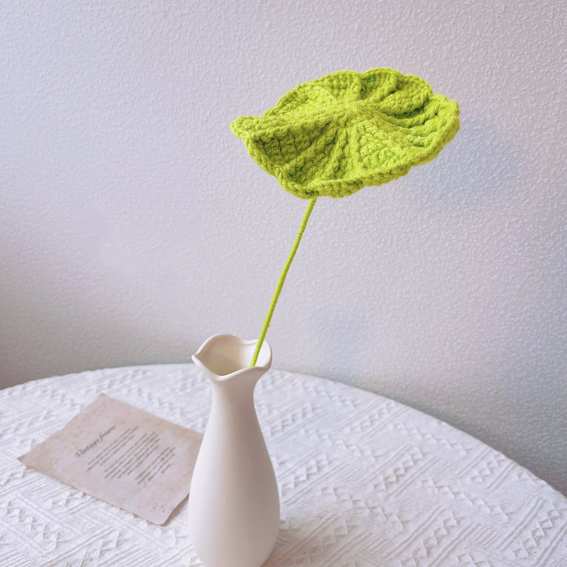 Crochet Lotus Blooms Collection - Craft and DIY Space, Cozy Home Decor, Flowers for Vase, Crochet Inspiration, Unique Centerpiece, Design