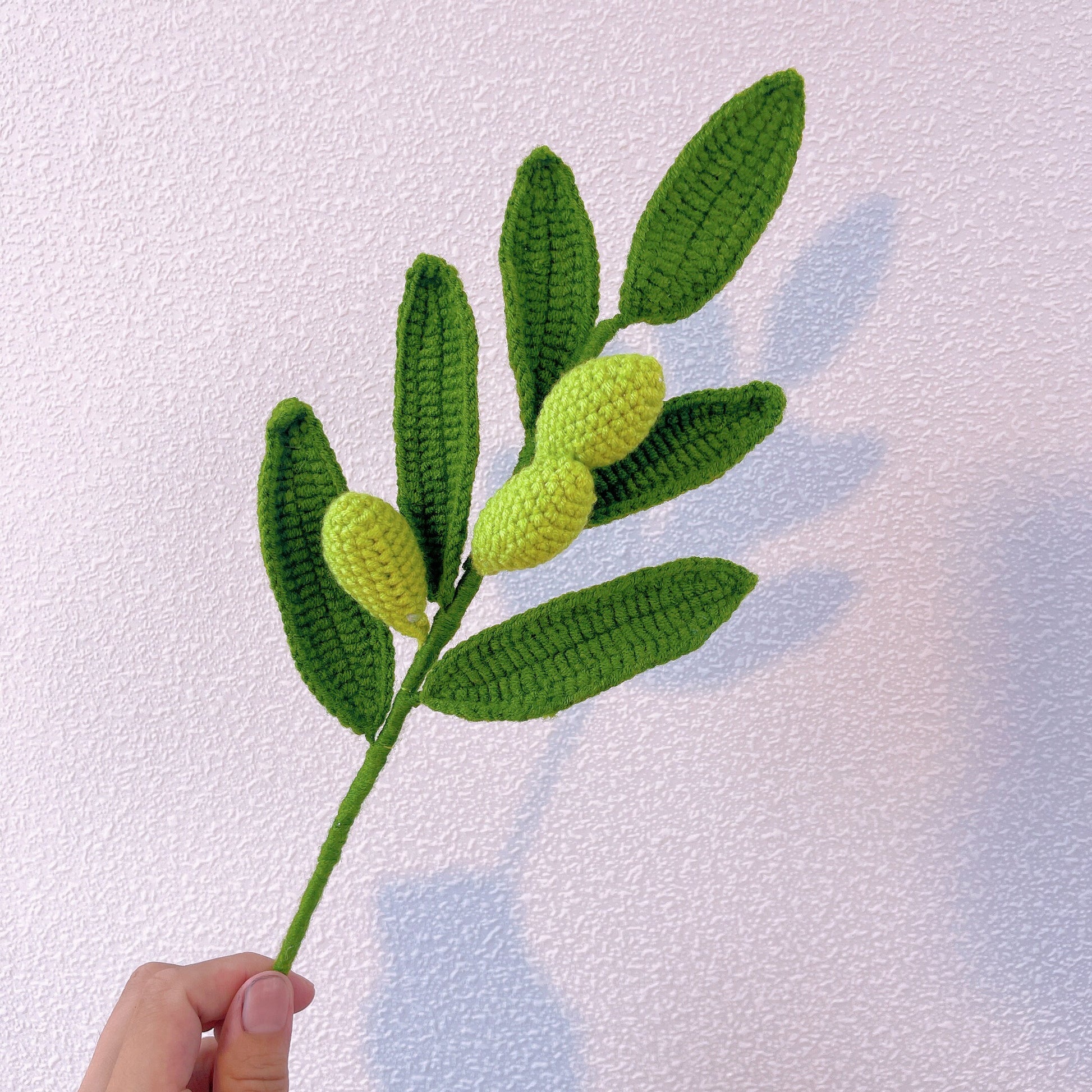 Green Leaves Collection: Crochet Stakes for a Touch of Nature in Your Home Decor - Add a touch of greenery, Essence Fall Decoration