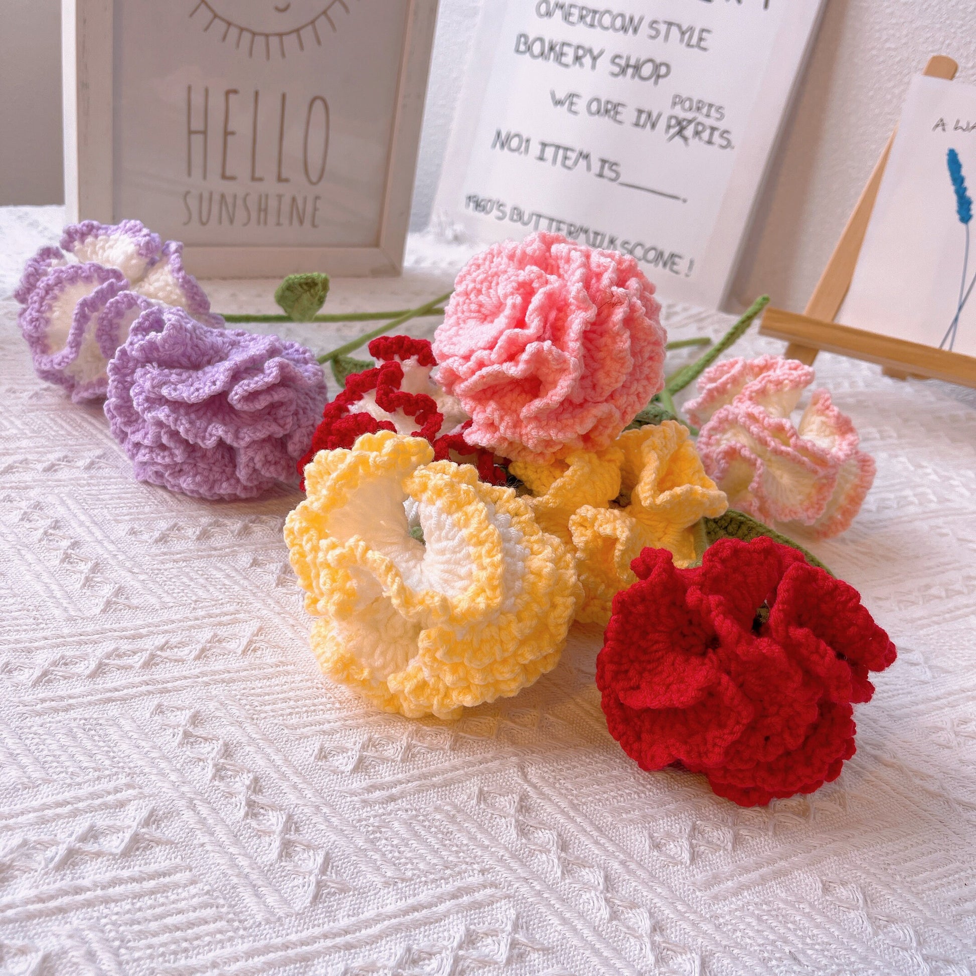 Elegant Carnation Garden - Home Decor, Gift Idea for Her, Elegant and Timeless, Bouquets, Unique Home Accents, Floral Accessories, Romantic