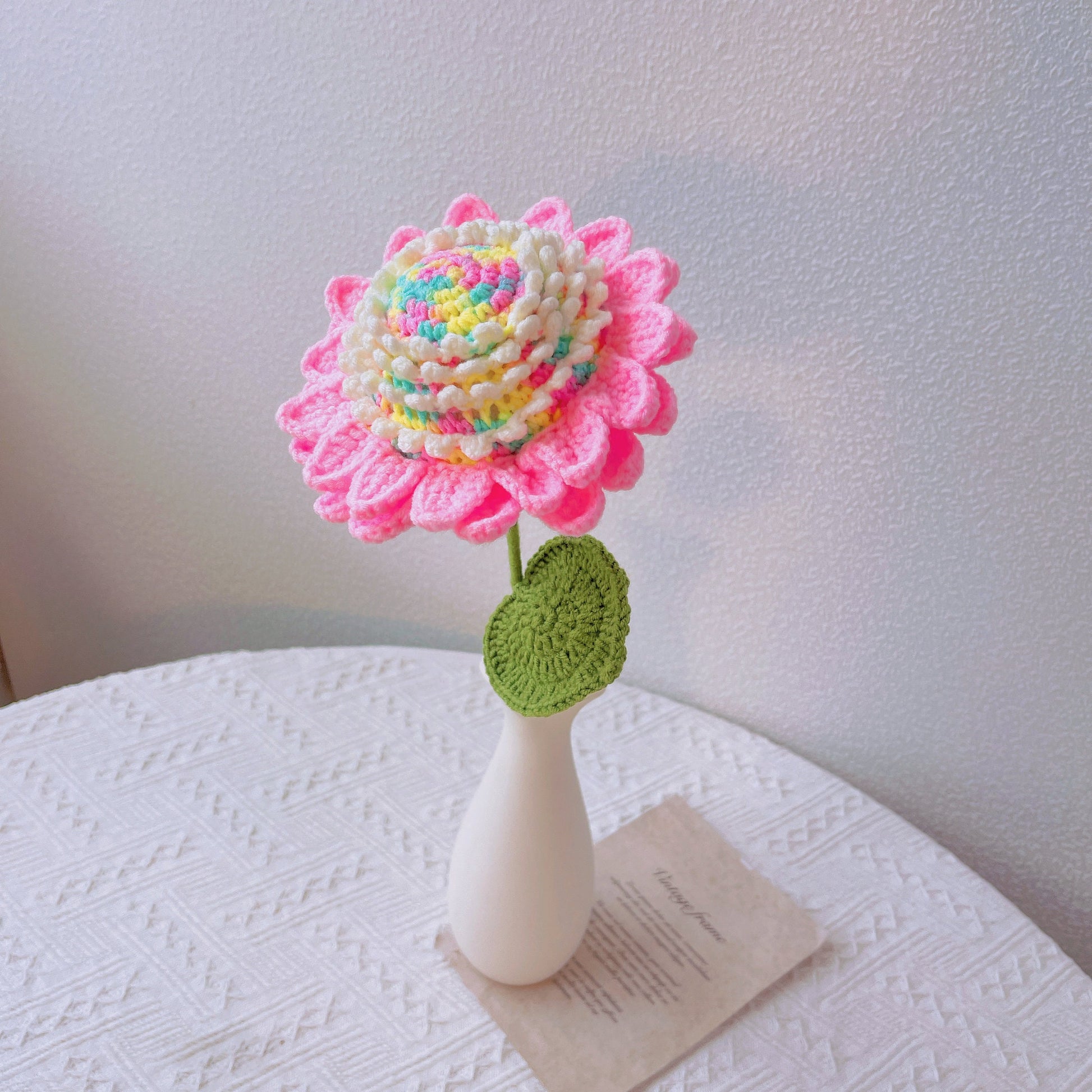Handmade Crochet Sunflowers - Forever Perfect Yarn Craft for Home Decor & Gift Ideas. Bright, Cheerful Symbolic Flower to Brighten Your Day