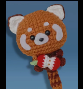 Custom bouquet with otter and red panda