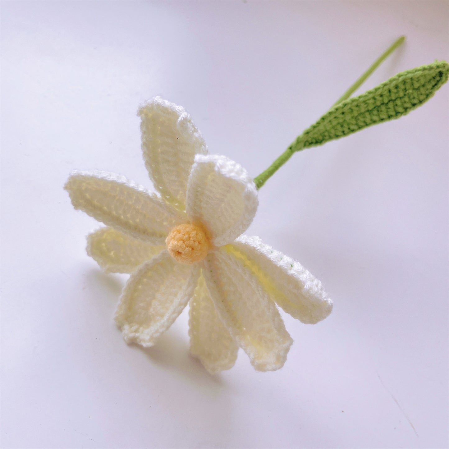 Handmade Crochet Future Cat Bouquet - White & Mint Green Cosmos, Gradient Mint Green Roses, White Closed Tulips, White Forget-Me-Nots, Money Plant - Allergy-Friendly Gift for Birthdays, Weddings, Anniversaries, Home Decor