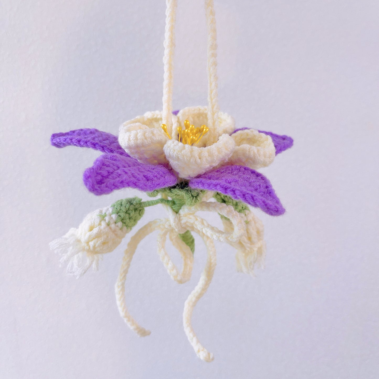 Ornamento appeso a maglia Colorado Blue Columbine