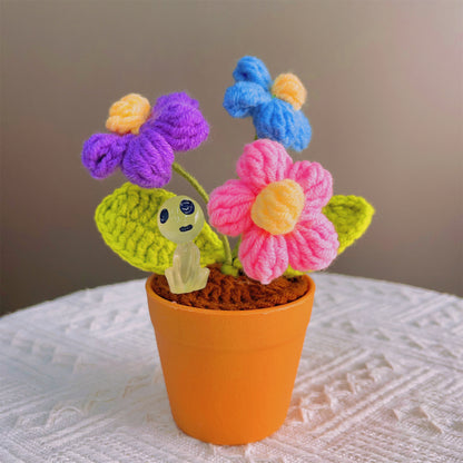 Planta de Profiteroles de Ganchillo Hecha a Mano - Pastel Falso Realista - Decoración para el Hogar Única - Para los Amantes de la Cocina - Artesanal - Arte de Baño - Regalo Único para una Boda
