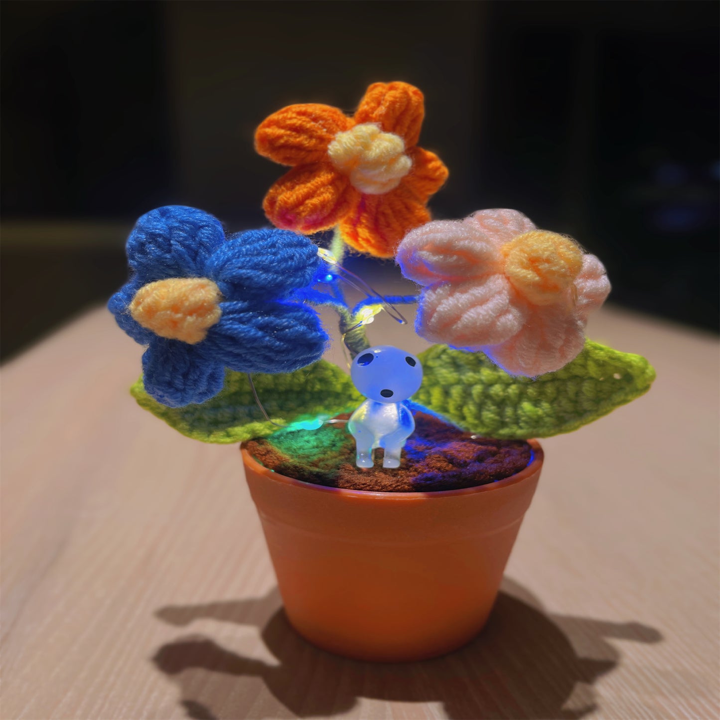 Planta de Profiteroles de Ganchillo Hecha a Mano - Pastel Falso Realista - Decoración para el Hogar Única - Para los Amantes de la Cocina - Artesanal - Arte de Baño - Regalo Único para una Boda