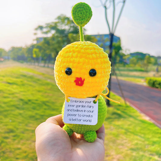 Enchanteur Eco-Pup : peluche crochetée à la main qui inspire un avenir plus vert