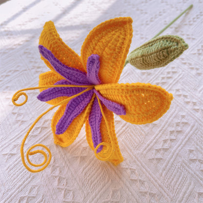 Crochet Sunshine Blossom Stake