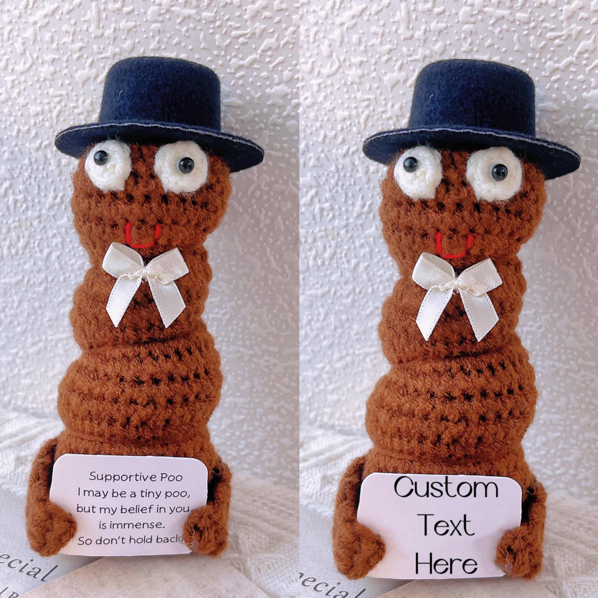 factory custom funny gift crochet poo