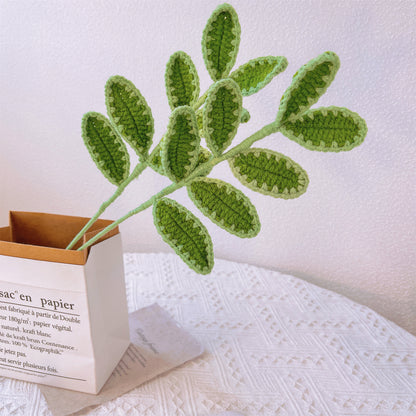 Feuille de décoration en dentelle brodée au Crochet faite à la main, Accent de décoration de maison élégant pour mariage, pièce maîtresse de Vase