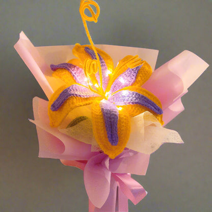Crochet Sunshine Blossom Stake