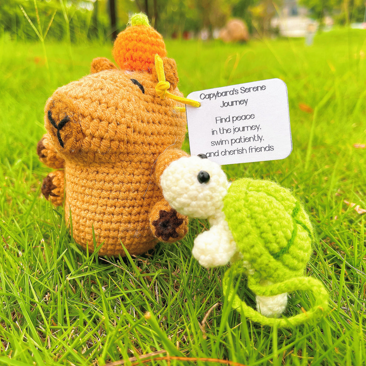 Capybara's Serene Journey with Turtle Friend Got Your Back, Unique Dec