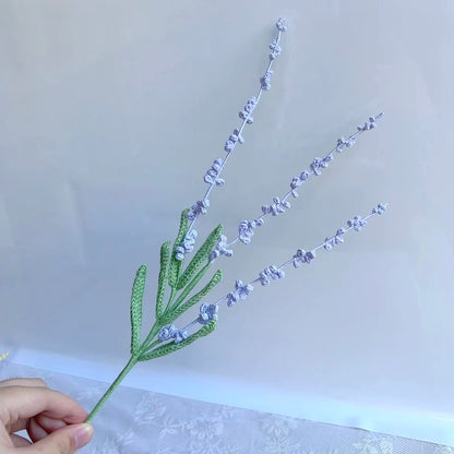 Crochet Bouquet with Transforming Fairy Princess Tulip, Handmade Flower Pink Peony Lavender Freesia Purple Tulip Yellow Dress Lady Flower, Allergy-Free Gift for Her Daughter Niece, Birthday Valentine's Day - The Bloom Crafter