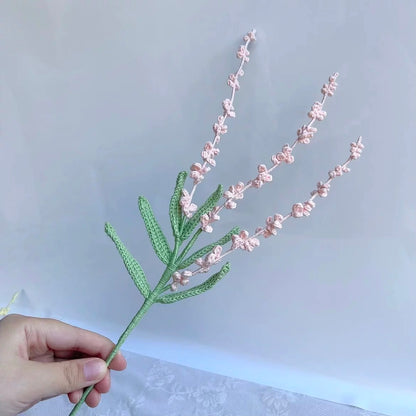 Handmade Crochet Flower Bouquet – Purple Fairy Flower That Turns into a Tulip, Allergy-Friendly Fake Flowers for Gift, Home Decor, Wedding, Anniversary, Valentine’s Day, Mother’s Day - The Bloom Crafter