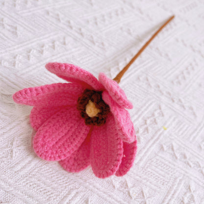 Handmade Crocheted Rosy Magnolia