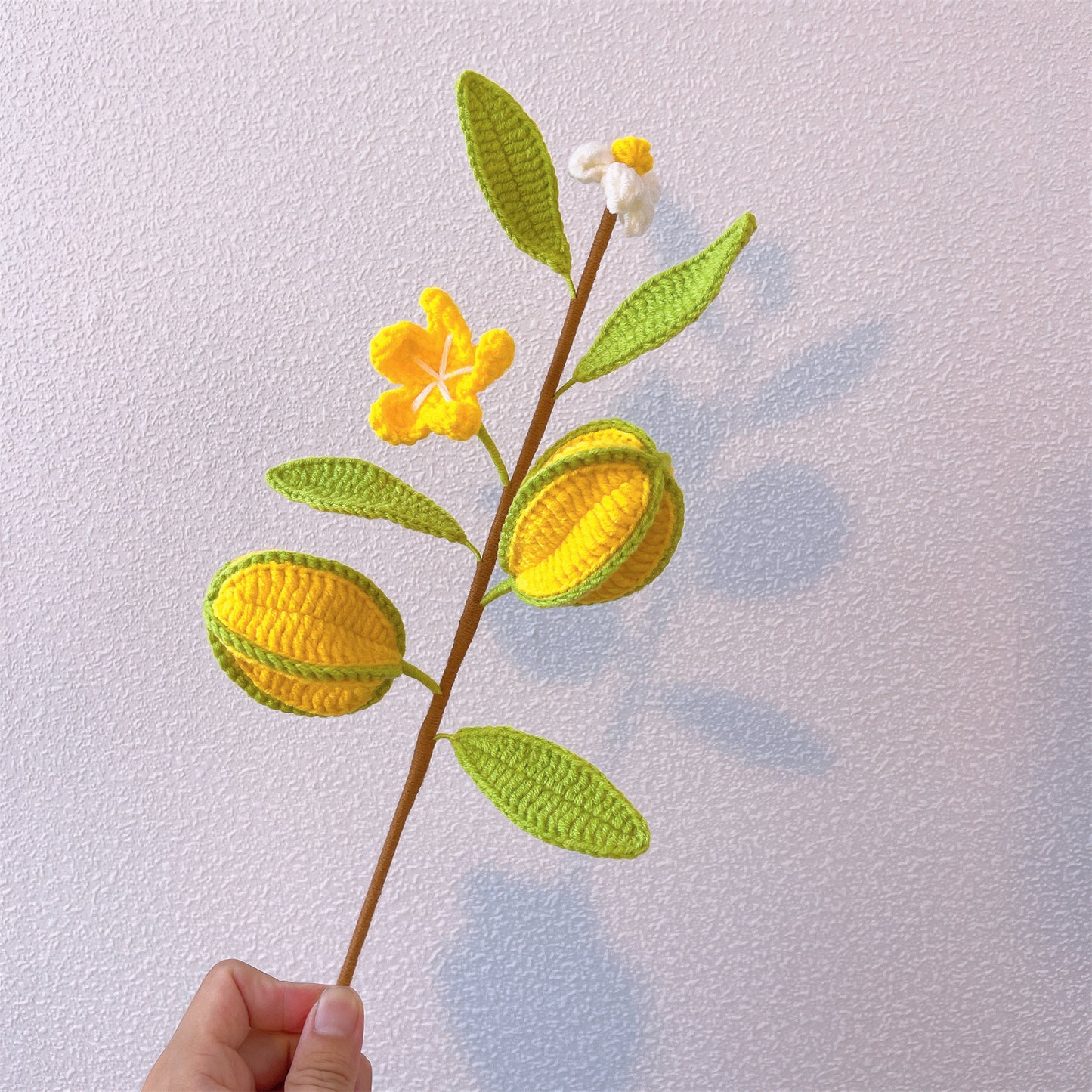 Buquê de Frutas Crochêadas Artesanal com Embalagem Exquisita | Inspirado em Estilos Vintage, Delícia Frutada