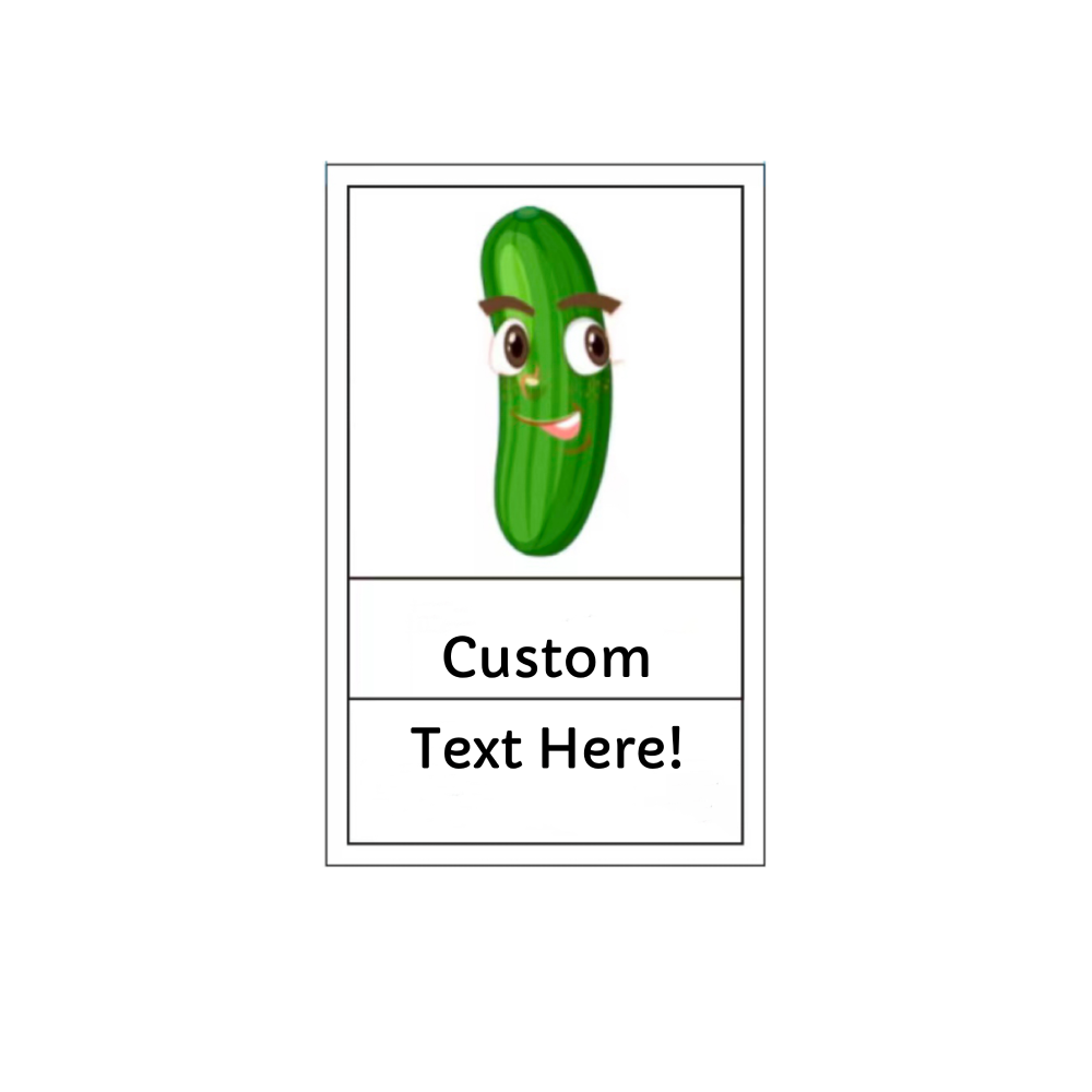 Diy Handmade Emotional Support Pickled Cucumber Gift, Handmade