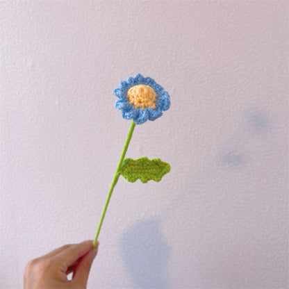 Handmade Crochet Doodle Dog Themed Flower Bouquet - Allergy-Friendly Gift, Morning Glory, Peanuts, Daisy, Yew, Lily, Gesang Flower, Tulip, and Daisy - Perfect for Birthdays, Anniversaries, and Peanuts Special Occasions