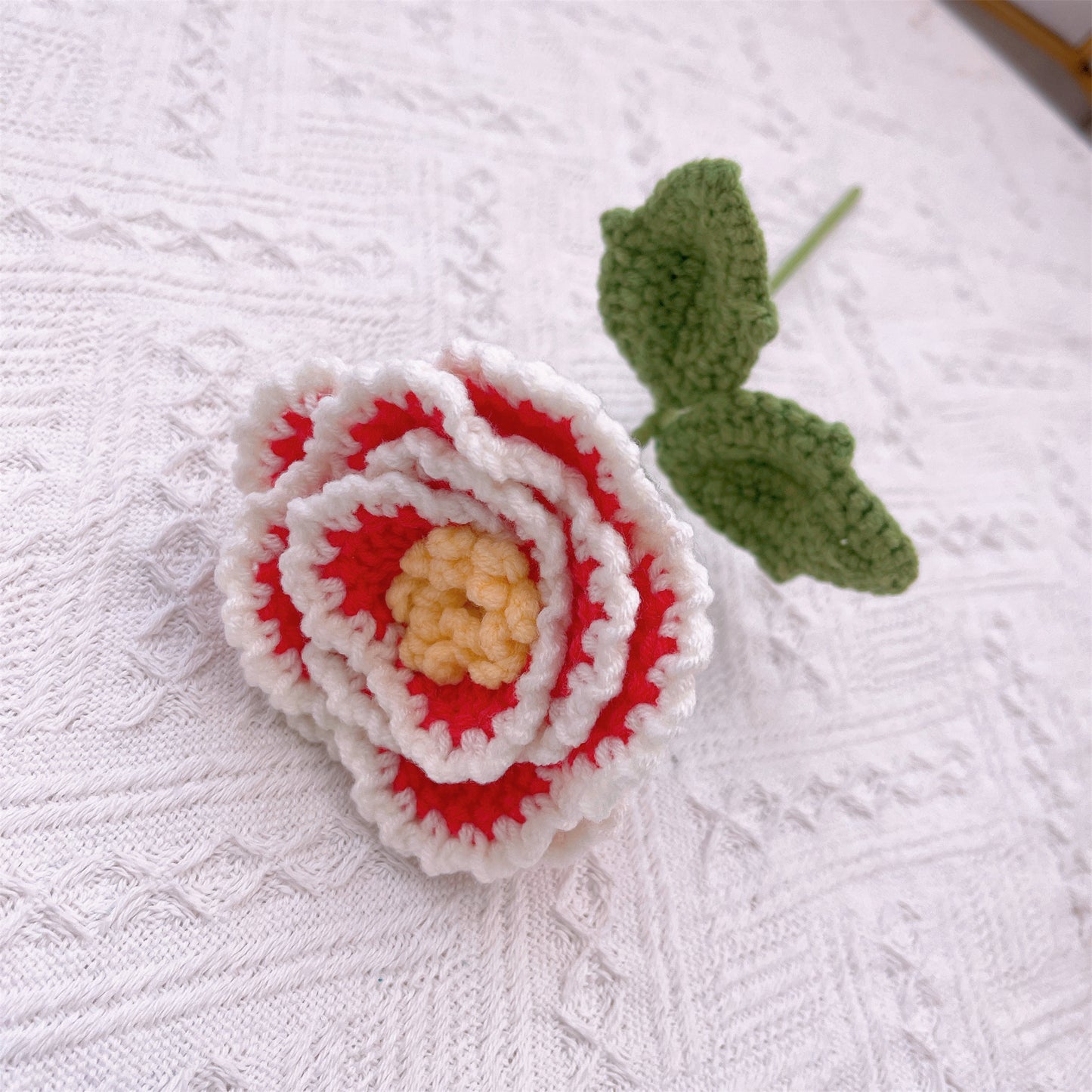 Handcrafted Crochet Floral Bouquet - Peony, Daffodil, Lavender, Orange Rose, Pomegranate, Eucalyptus Leaves, Gold Foliage - Ideal for Weddings, Anniversaries, Mother's Day
