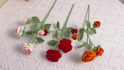 Rosa Eleganza: Paletta di Rosa Fatta a Mano a Merlatto per una Decorazione da Giardino Romantica