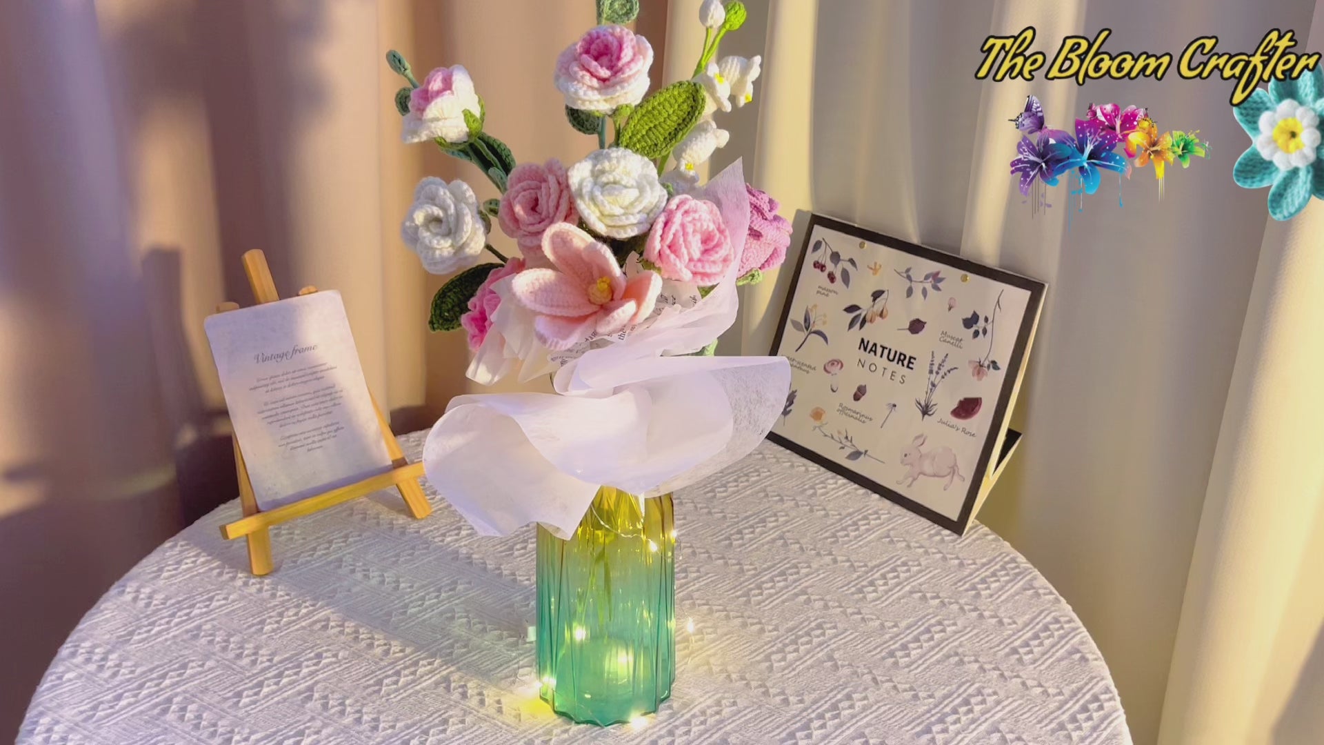 The Bloom Crafter: The Art of Crochet Bouquets