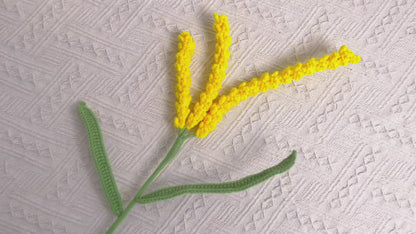 Fascino Rustico: Pallo di Orzo Fatto a Mano a Maglia per un Bouquet di Decorazione Naturale del Giardino